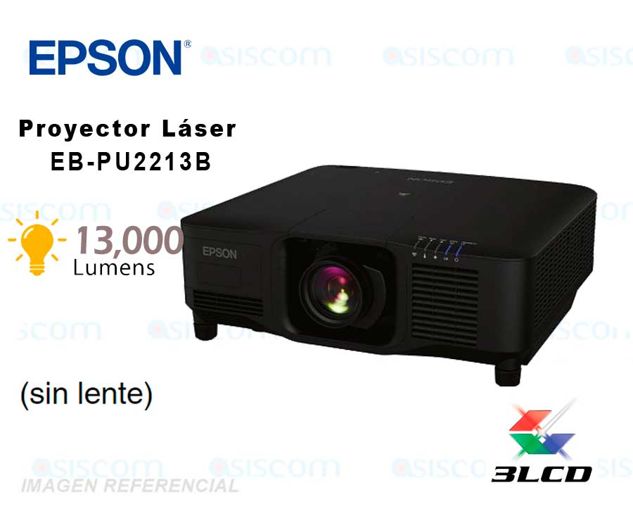Proyector 4K Laser Epson EB-PU2213B WUXGA 3LCD 13000Lumenes HDMI