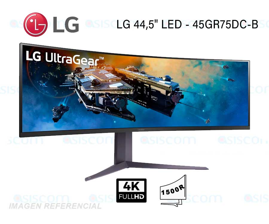 Monitor Curvo 45" LG Ultragear 45GR75DC 200Hz 1ms