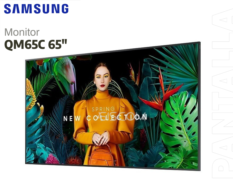 Monitor comercial Samsung QM65C de 65″ Crystal 4K UHD